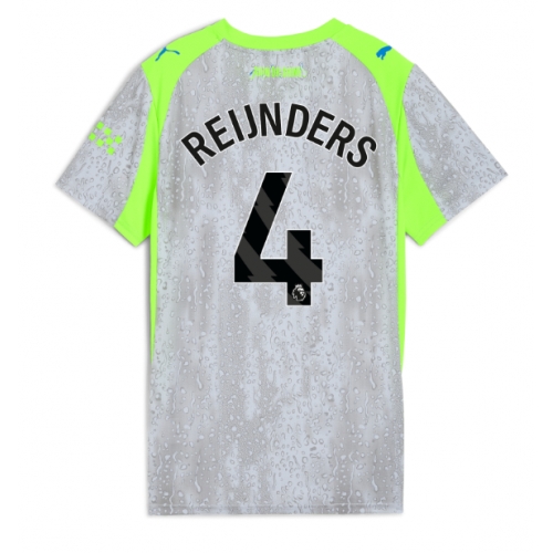 Billige Fotballdrakt Manchester City Tijjani Reijnders #4 Replika Tredjedrakt Dame 2025-26 Kortermet Billige Fotballdrakt Manchester City Tijjani Reijnders #4 Replika Tredjedrakt Dame 2025-26 Kortermet